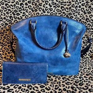 Brahmin Blue Duxberry Set